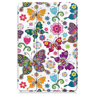 Husa Sigloo pentru tableta Xiaomi RedMi Pad SE 11" (2023) – Slim, Tri-Fold Magnetic, Piele Ecologica, Suport Stand, Antisoc – model Butterflies
