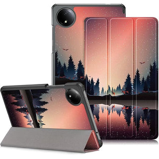 Husa Sigloo pentru tableta Xiaomi Redmi Pad SE 8.7" (2024) – Slim, Tri-Fold Magnetic, Piele Ecologica, Stand Reglabil, – model Nightfall