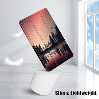 Husa Sigloo pentru tableta Xiaomi Redmi Pad SE 8.7" (2024) – Slim, Tri-Fold Magnetic, Piele Ecologica, Stand Reglabil, – model Nightfall