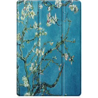 Husa Sigloo pentru tableta Xiaomi Redmi Pad Pro 12.1" – Slim, Tri-Fold Magnetic, Piele Ecologica, Antisoc, Stand Reglabil, – model Painted Tree