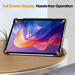 Husa Sigloo pentru tableta Xiaomi Redmi Pad 2 – Slim, Tri-Fold Magnetic, Piele Ecologica, Antisoc, Stand Reglabil, – model Star Night