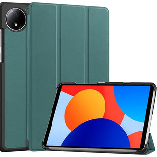 Husa Sigloo pentru tableta Xiaomi Redmi Pad SE 8.7" (2024) – Slim, Tri-Fold Magnetic, Piele Ecologica, Antisoc, Stand Reglabil, – Verde