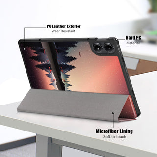 Husa Sigloo pentru tableta Xiaomi Redmi Pad Pro 12.1" – Slim, Tri-Fold Magnetic, Piele Ecologica, Antisoc, Stand Reglabil, – model Nightfall