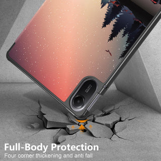 Husa Sigloo pentru tableta Xiaomi Redmi Pad 2 – Slim, Tri-Fold Magnetic, Piele Ecologica, Antisoc, Stand Reglabil, – model Nightfall