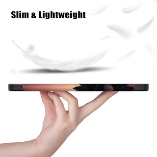 Husa Sigloo pentru tableta Xiaomi Redmi Pad 2 – Slim, Tri-Fold Magnetic, Piele Ecologica, Antisoc, Stand Reglabil, – model Nightfall