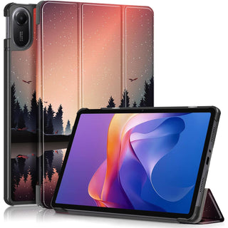 Husa Sigloo pentru tableta Xiaomi Redmi Pad 2 – Slim, Tri-Fold Magnetic, Piele Ecologica, Antisoc, Stand Reglabil, – model Nightfall