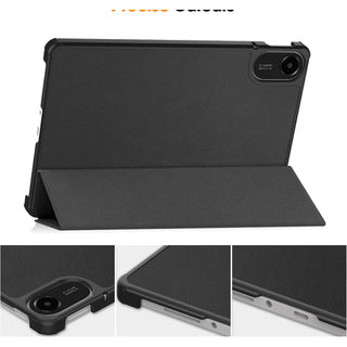 Husa Sigloo pentru tableta Xiaomi Redmi Pad 2 – Slim, Tri-Fold Magnetic, Piele Ecologica, Antisoc, Stand Reglabil, – Negru