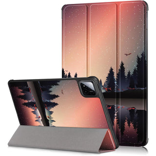 Husa Sigloo pentru tableta Xiaomi Pad 7 / 7 Pro 11.2" (2024) – Slim, Tri-Fold Magnetic, Piele Ecologica, Suport Stand, Antisoc – model Nightfall