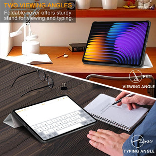 Husa Sigloo pentru tableta Xiaomi Pad 7 / 7 Pro 11.2" (2024) – Slim, Tri-Fold Magnetic, Piele Ecologica, Suport Stand, Antisoc – model Lazy cat