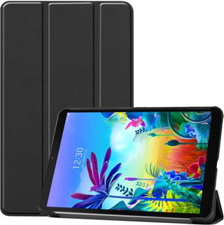 Husa Sigloo pentru tableta Xiaomi RedMi Pad SE 11" (2023) – Slim, Tri-Fold Magnetic, Piele Ecologica, Suport Stand, Antisoc –Rosu