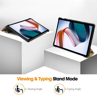 Husa Sigloo pentru tableta Xiaomi Pad 8/8 Pro si Xiaomi Pad 7/7 Pro 11.2", Slim, Tri-Fold Magnetic, Piele Ecologica, Antisoc – model Butterfly