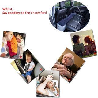 SIGLOO Saltea Gonflabila Auto pentru Bancheta Spate – Air Bed Travel & Camping, Negru