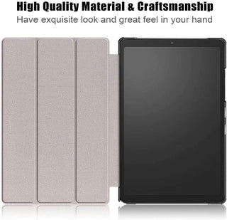 Husă Slim Sigloo Smart Cover pentru Samsung Tab A8, Verde Marin