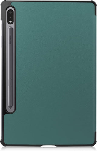 Husa tableta Lenovo Tab P12 (TB370FU) 12.7 inch, 2023, functie sleep/wake-up, ultralight de tip stand, Sigloo, Pine Green