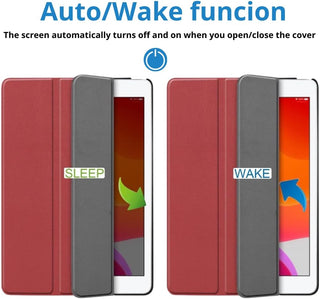 Husă Samsung Galaxy Tab A9 Plus, UltraSlim, Sigloo, Burgundy