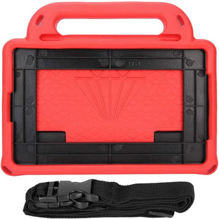 Husa premium Sigloo pentru Apple iPad Mini 7/6 (2024/2021), 8.3", Protectie Completa, Curea Umar, Antisok, Rosu