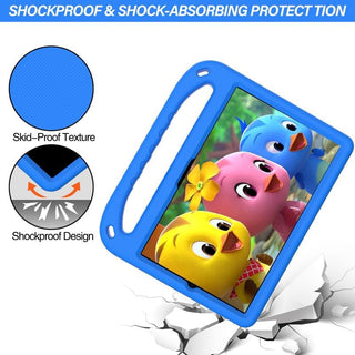 Hus? copii pentru Samsung Galaxy Tab S10/S10Fe/S9/S9Fe, 11", Sigloo, stand Built-in, Protectie 360, Albastru
