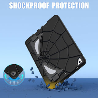 Husa Sigloo pentru iPad 9.7" (iPad 5/6, Air 2, Pro 9.7) cu Suport Spider, Protectie Rigida Antisoc –Negru