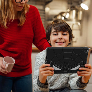 Husa Sigloo pentru iPad 9.7" (iPad 5/6, Air 2, Pro 9.7) cu Suport Spider, Protectie Rigida Antisoc –Negru