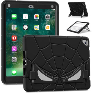 Husa Sigloo pentru iPad 9.7" (iPad 5/6, Air 2, Pro 9.7) cu Suport Spider, Protectie Rigida Antisoc –Negru