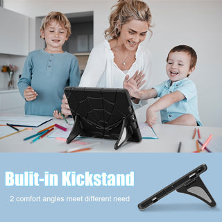 Husa Sigloo pentru iPad 9.7" (iPad 5/6, Air 2, Pro 9.7) cu Suport Spider, Protectie Rigida Antisoc –Negru