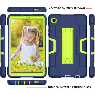 Husa Sigloo pentru Samsung pentru tablet Samsung Galaxy Tab A 8.4" 2020 (SM-T307/T307U), Suport Kickstand, Design Rezistent – Albastru Marin
