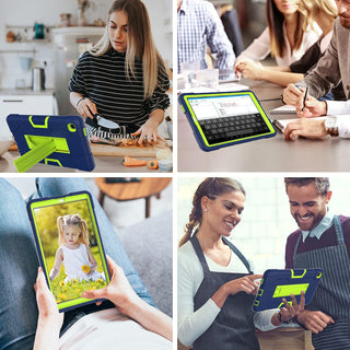 Husa Sigloo pentru Samsung pentru tablet Samsung Galaxy Tab A 8.4" 2020 (SM-T307/T307U), Suport Kickstand, Design Rezistent – Albastru Marin