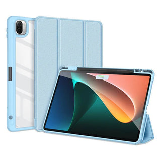 Husa DuxDucis, pentru Xiaomi Pad 5/5 Pro, Piele ecologica, Albastru deschis