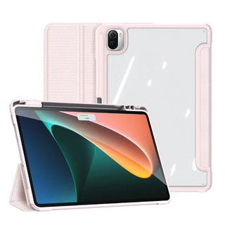 Husa DuxDucis, pentru Xiaomi Pad 5/5 Pro, Piele ecologica, Roz deschis