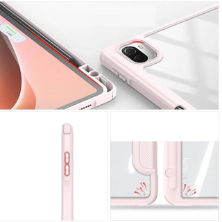 Husa DuxDucis, pentru Xiaomi Pad 5/5 Pro, Piele ecologica, Roz deschis
