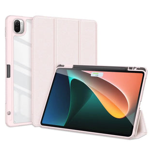 Husa DuxDucis, pentru Xiaomi Pad 5/5 Pro, Piele ecologica, Roz deschis