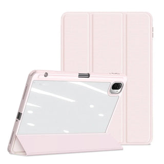 Husa DuxDucis, pentru Xiaomi Pad 5/5 Pro, Piele ecologica, Roz deschis