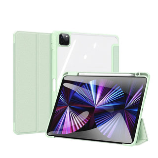 Gusa inteligenta pentru iPad Pro 11" 2021, DuxDucis, Piele ecologica, Verde dechis