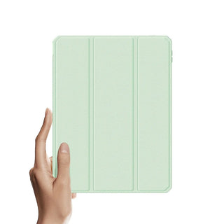 Gusa inteligenta pentru iPad Pro 11" 2021, DuxDucis, Piele ecologica, Verde dechis