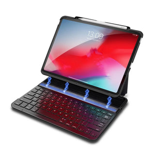 Husa cu tastatura magnetica iPad 9.7 2017 / 9.7 2018 / Air 1 wireless Bluetooth DUX DUCIS Black