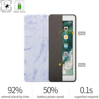 Husa premium Sigloo, pentru tableta iPAD Pro 11, model 2022/2021/2020/2018, 11 inch, interior de piele sintetica, cu suport Smart Pen, Mov