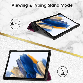 Husa Slim Sigloo, Smart Cover, Trifold, pentru tableta Samsung Galaxy Tab S6 Lite/P610 2022/2024, 10.4inch, Rosu VIn
