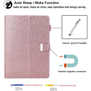 Husa Sigloo pentru Apple iPad Mini 7/6 (2024/2021), 8.3", Protectie Completa, Roz auriu