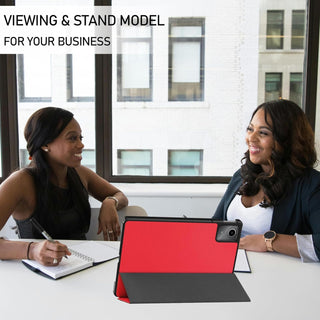 Husa Slim Sigloo, Smart Cover, Trifold, pentru Lenovo Tab M11 2024 (TB-330FU/TB-330XU/TB-331FC), 11", Red