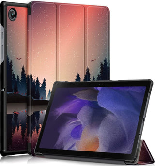 Husă Slim Sigloo Smart Cover pentru Samsung Tab A8, Mirrored in the Lake