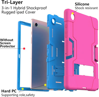 Husa premium Sigloo pentru Apple iPad Mini 7/6 (2024/2021), 8.3", Protectie Completa, Suport Creion, Stand Built-in, Anti-Soc, Roz