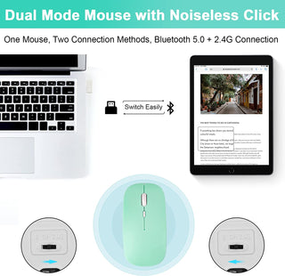 Husa cu tastatura si mouse pentru Samsung Galaxy  Tab A11+/ A9+, 11 inch, Sigloo, Verde, Bluetooth, Magnetic, Protectie completa si stand ajustabil