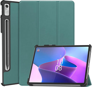 Husa Slim Sigloo, Smart Cover, Trifold, pentru Lenovo Tab P11 Pro( 2nd Gen),(TB-132FU/TB-138FU), 11.2", Pine Green
