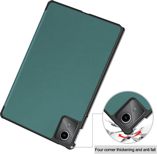 Husa Slim Sigloo, Smart Cover, Trifold, pentru Lenovo Tab M11 2024 (TB-330FU/TB-330XU/TB-331FC), 11", Pine Green