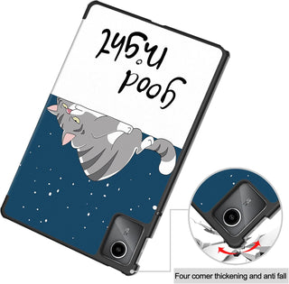 Husa Slim Sigloo, Smart Cover, Trifold, pentru Lenovo Tab M11 2024 (TB-330FU/TB-330XU/TB-331FC), 11", Good Night