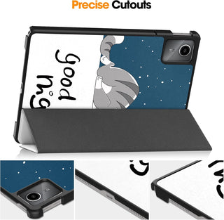 Husa Slim Sigloo, Smart Cover, Trifold, pentru Lenovo Tab M11 2024 (TB-330FU/TB-330XU/TB-331FC), 11", Good Night