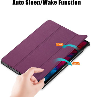 Husa Slim Sigloo, Smart Cover, Trifold, pentru Lenovo Tab M11 2024 (TB-330FU/TB-330XU/TB-331FC), 11", Purple