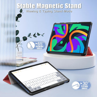 Husa Slim Sigloo, Smart Cover, Trifold, pentru Lenovo Tab M11 2024 (TB-330FU/TB-330XU/TB-331FC), 11", Red