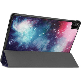 Husa pentru tableta Huawei MatePad Pro 12.6 2021, din piele PU de calitate superioara, Milky Way