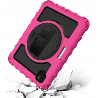 Husă Sigloo 3-in-1 pentru iPad Air 10.9" și Pro 11", roz bombon, rezistență, suport rotativ